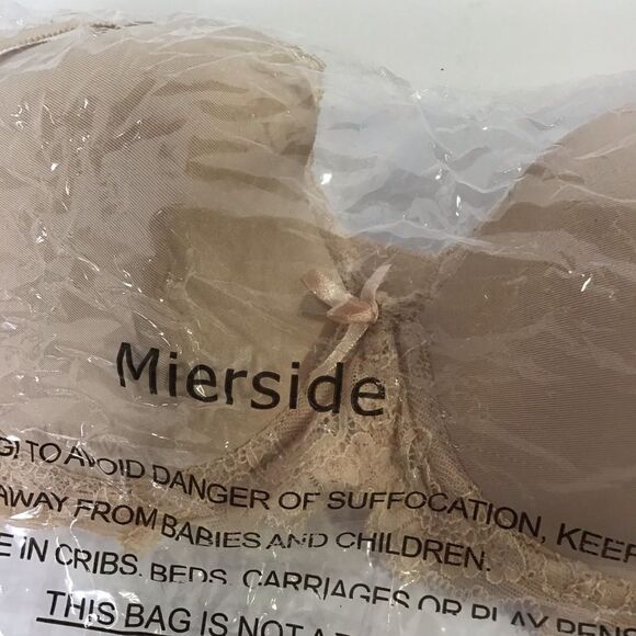New Mierside Underwire Bra Lightly Padded LaceTrim - Picture 8 of 8